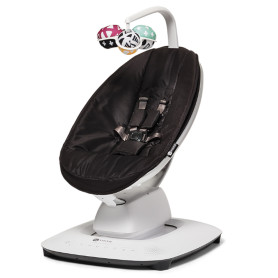 Шезлонг 4moms Крісло-гойдалка MamaRoo 5.0 black classic