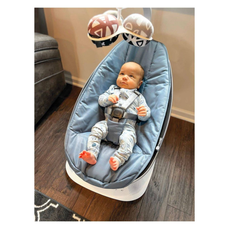 Шезлонг 4moms Крісло-гойдалка MamaRoo 5.0 Slate Blue