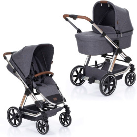 Універсальна коляска 2 в 1 ABC design TURBO 4T Diamond Collection asphalt