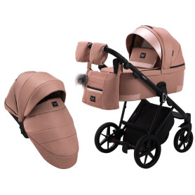 Універсальна коляска 2 в 1 Adamex Gallo Thermo рожевий