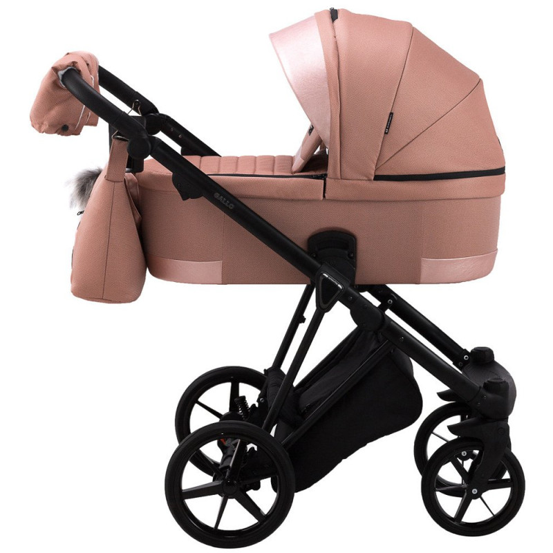 Універсальна коляска 2 в 1 Adamex Gallo Thermo рожевий