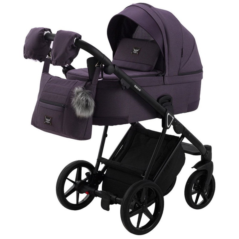 Універсальна коляска 2 в 1 Adamex Gallo Thermo plum perfect