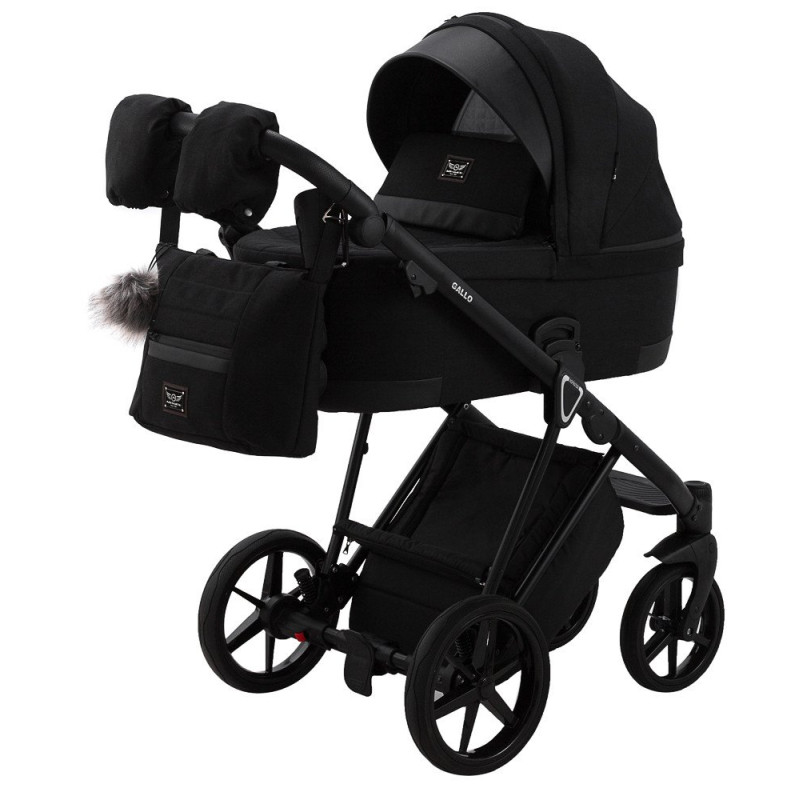 Універсальна коляска 2 в 1 Adamex Gallo Thermo ga-12 black diamond