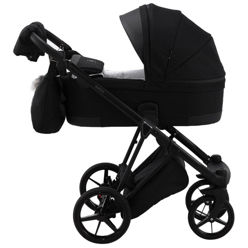 Універсальна коляска 2 в 1 Adamex Gallo Thermo ga-12 black diamond