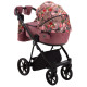 Універсальна коляска 2 в 1 Adamex Porto Flowers рожевий