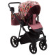 Універсальна коляска 2 в 1 Adamex Porto Flowers рожевий