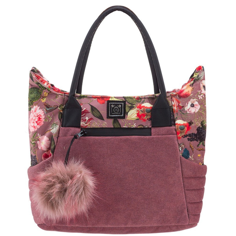 Універсальна коляска 2 в 1 Adamex Porto Flowers рожевий