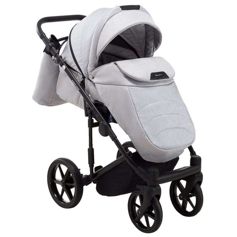Універсальна коляска 2 в 1 Adamex Porto Light Tip tk-1 світло-сірий
