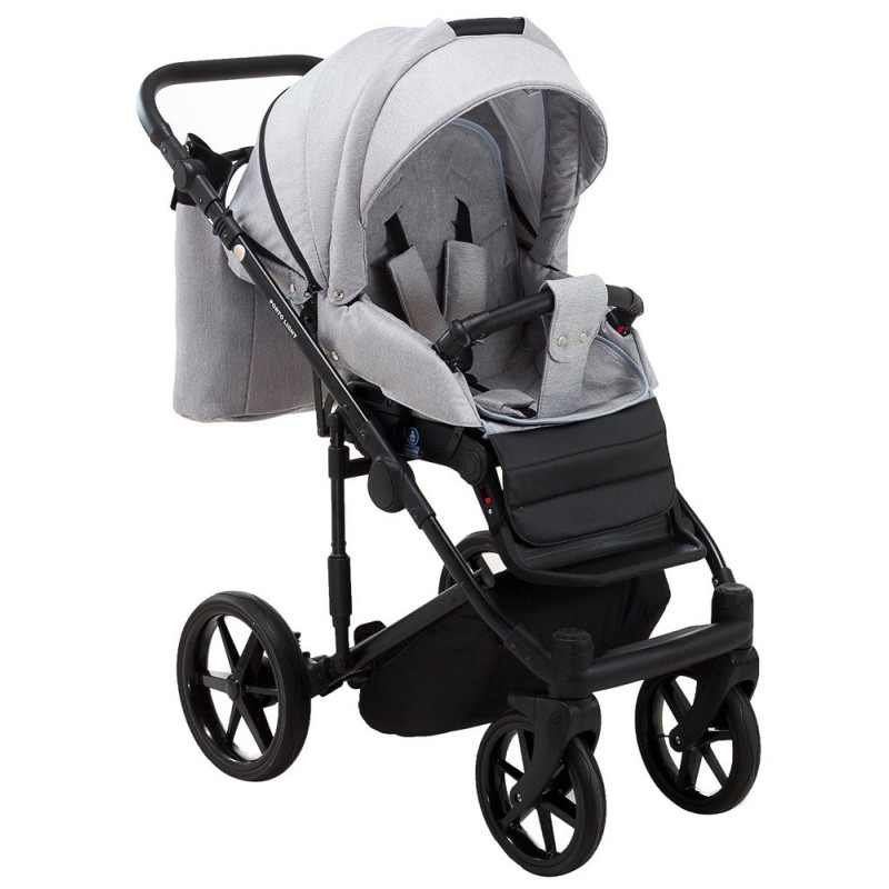 Універсальна коляска 2 в 1 Adamex Porto Light Tip tk-1 світло-сірий