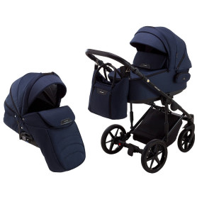 Універсальна коляска 2 в 1 Adamex Porto Light Tip темно-синій