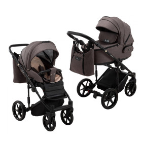 Універсальна коляска 2 в 1 Adamex Porto Light tk-21 шоколад