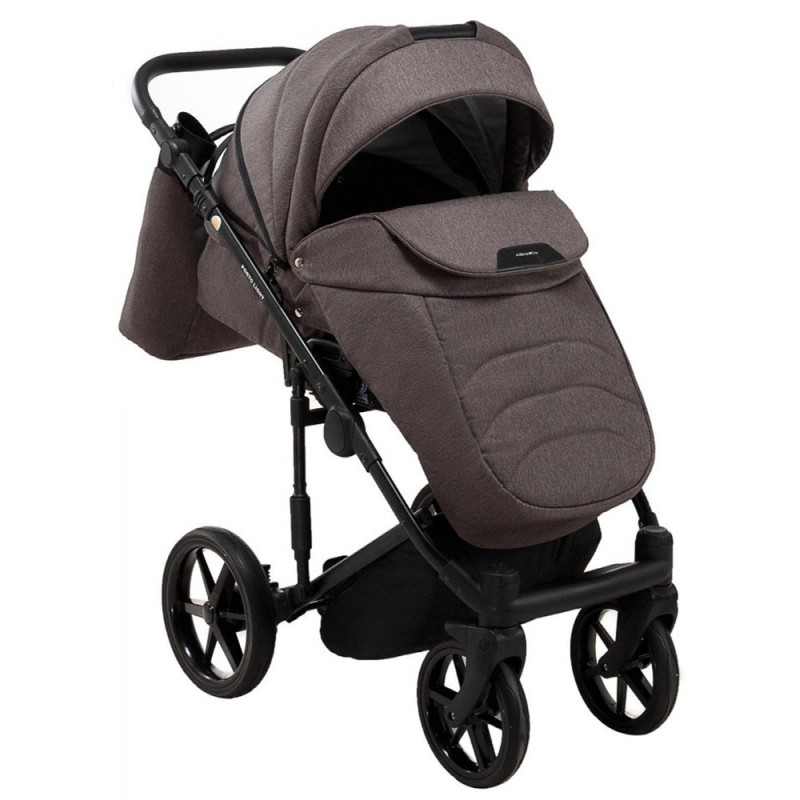 Універсальна коляска 2 в 1 Adamex Porto Light tk-21 шоколад