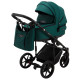 Універсальна коляска 2 в 1 Adamex Porto Light Tip tk-52 темно-зелений