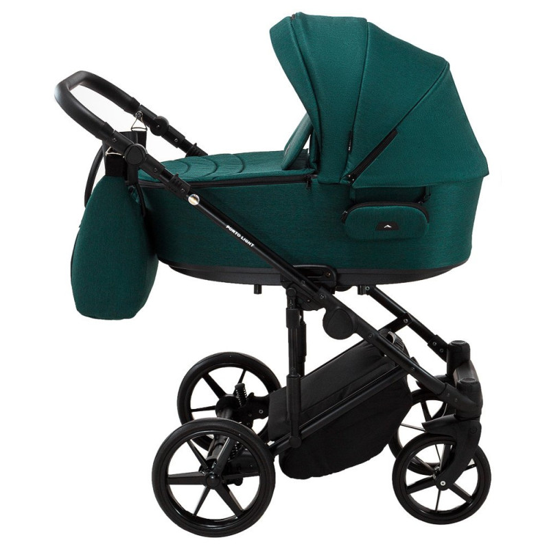 Універсальна коляска 2 в 1 Adamex Porto Light Tip tk-52 темно-зелений