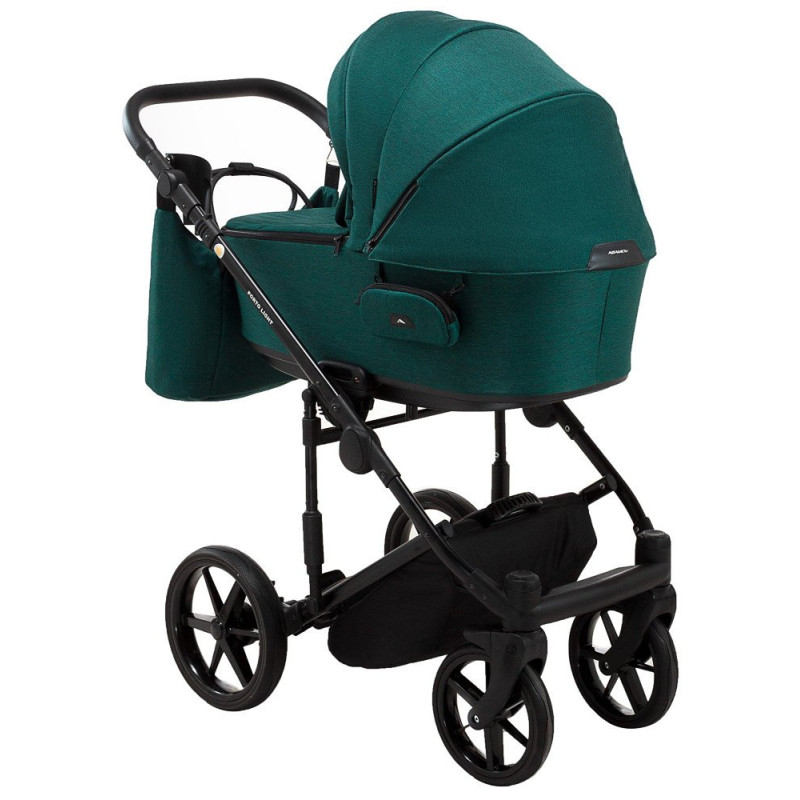 Універсальна коляска 2 в 1 Adamex Porto Light Tip tk-52 темно-зелений