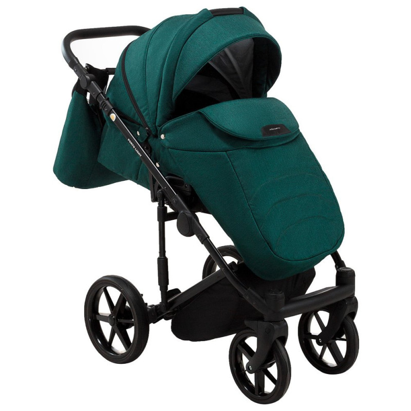 Універсальна коляска 2 в 1 Adamex Porto Light Tip tk-52 темно-зелений