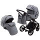 Універсальна коляска 2 в 1 Adamex Porto Light Tip tk-60 темно-сірий