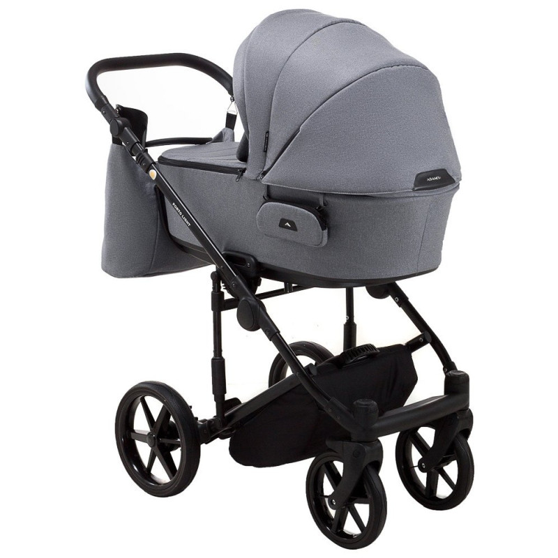 Універсальна коляска 2 в 1 Adamex Porto Light Tip tk-60 темно-сірий
