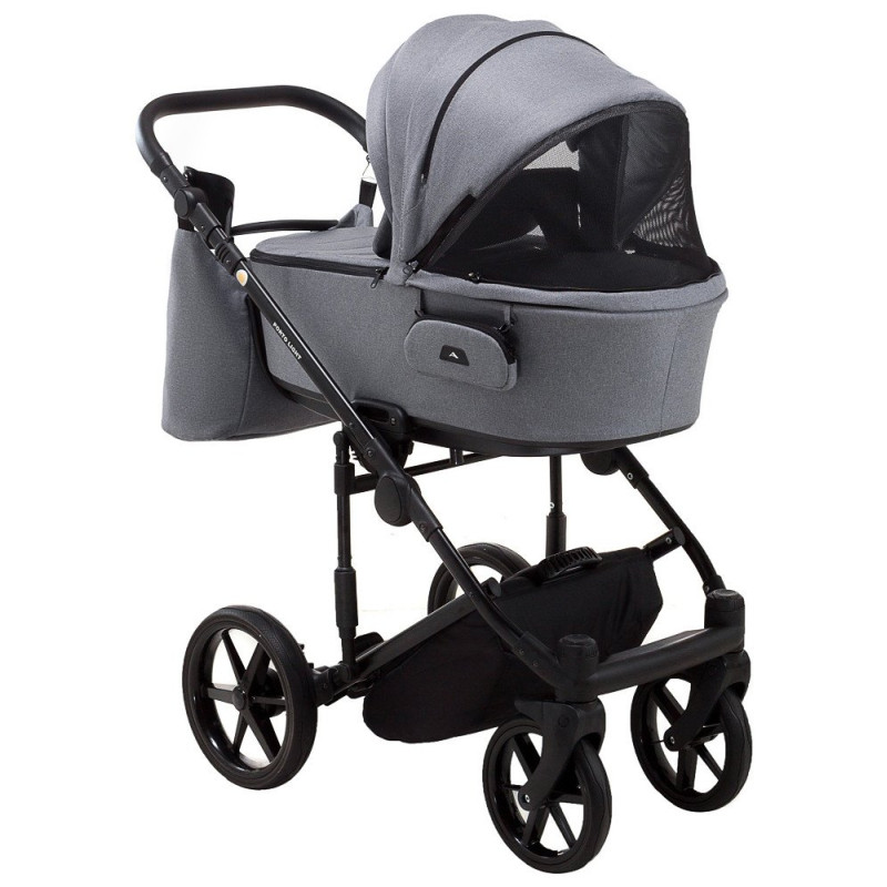 Універсальна коляска 2 в 1 Adamex Porto Light Tip tk-60 темно-сірий