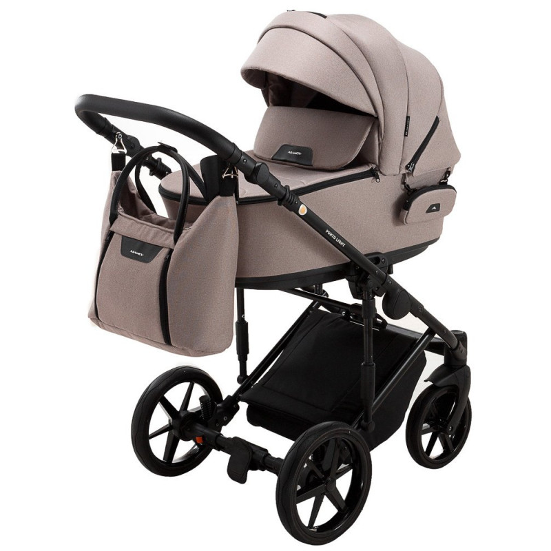 Універсальна коляска 2 в 1 Adamex Porto Light Tip капучино