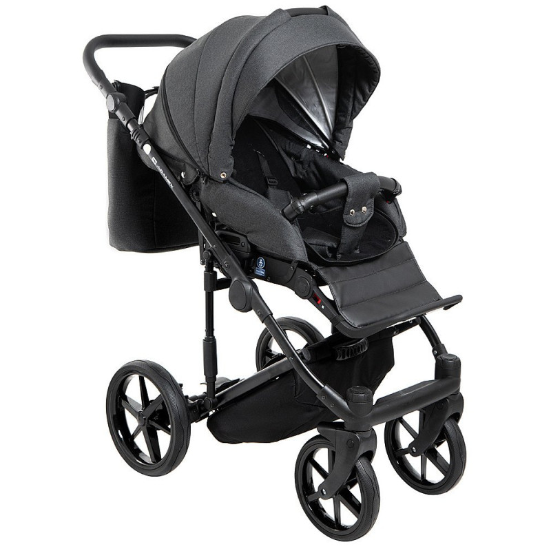 Універсальна коляска 2 в 1 Adamex Porto Light Tip tk-79 чорний