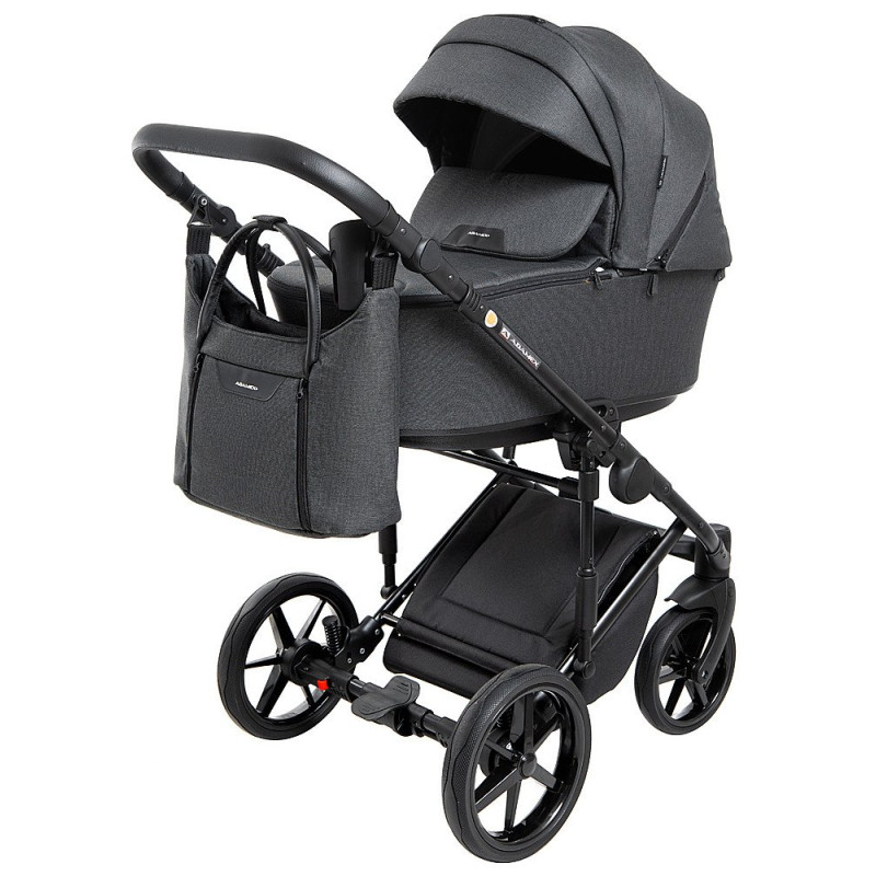 Універсальна коляска 2 в 1 Adamex Porto Light Tip tk-79 чорний