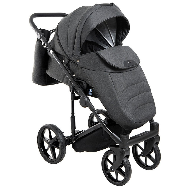 Універсальна коляска 2 в 1 Adamex Porto Light Tip tk-79 чорний