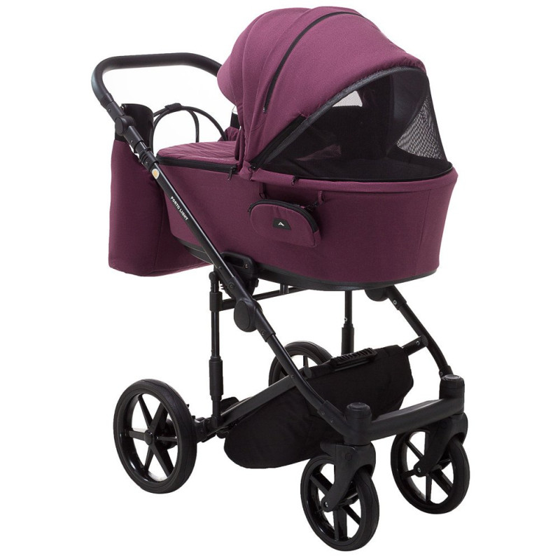 Універсальна коляска 2 в 1 Adamex Porto Light Tip бордовий