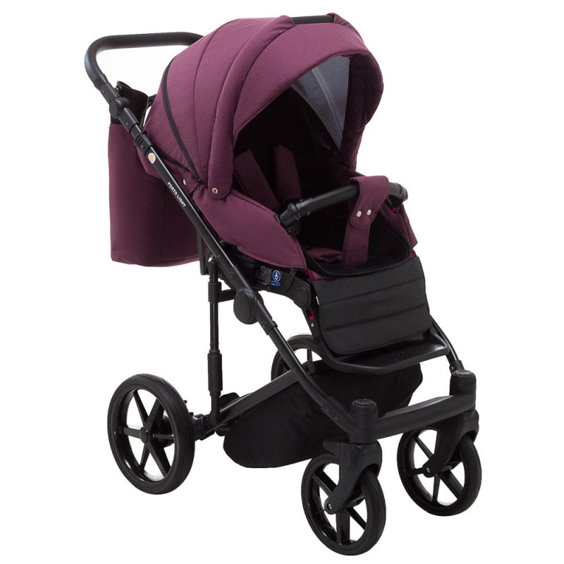 Універсальна коляска 2 в 1 Adamex Porto Light Tip бордовий