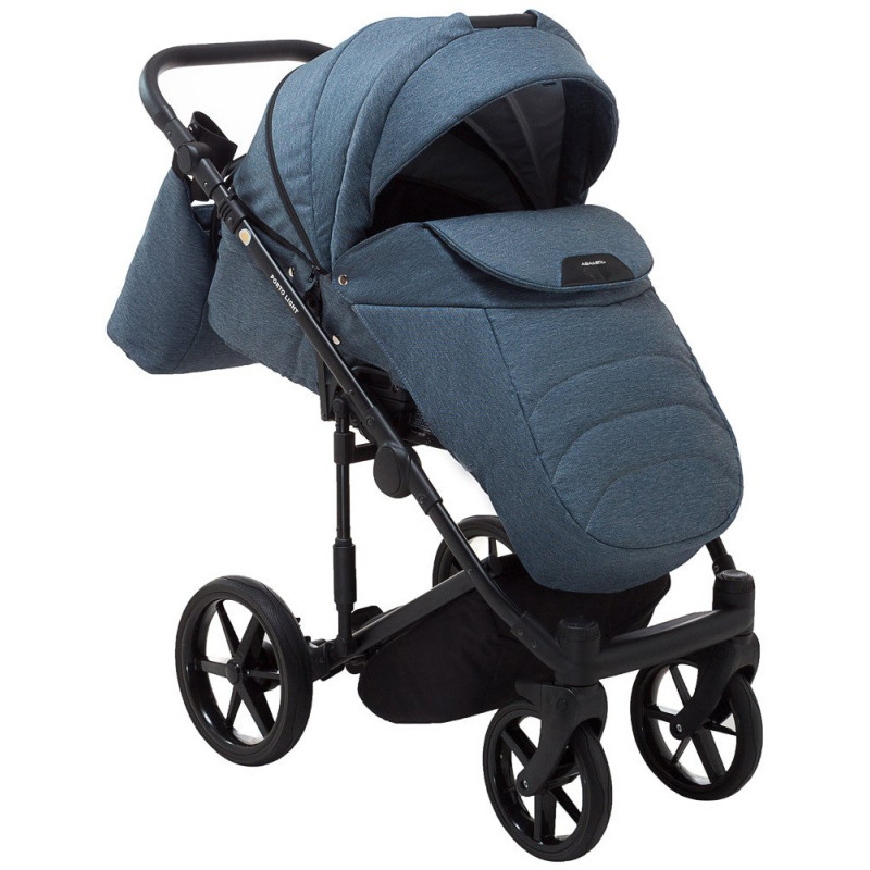 Універсальна коляска 2 в 1 Adamex Porto Light Tip tk-81 синій