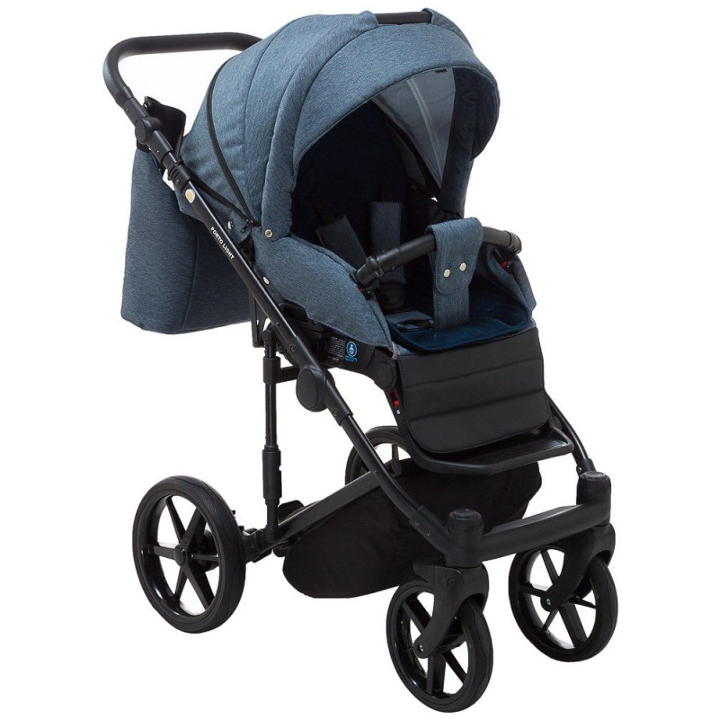 Універсальна коляска 2 в 1 Adamex Porto Light Tip tk-81 синій