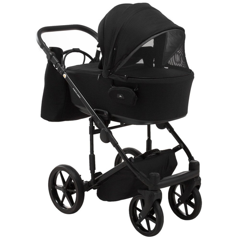 Універсальна коляска 2 в 1 Adamex Porto Light Lux tk-53 чорний