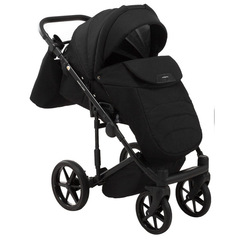 Універсальна коляска 2 в 1 Adamex Porto Light Lux tk-53 чорний
