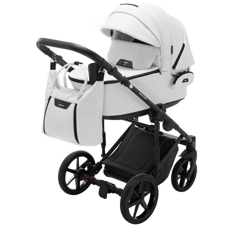 Універсальна коляска 2 в 1 Adamex Porto Light ECO білий 625713