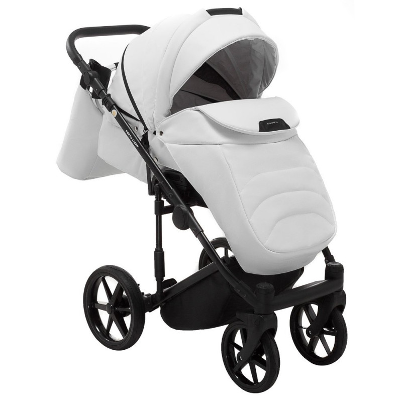 Універсальна коляска 2 в 1 Adamex Porto Light ECO білий 625713