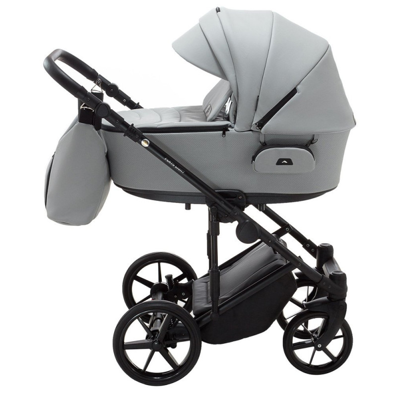 Універсальна коляска 2 в 1 Adamex Porto Light ECO sa-3 світло-сірий