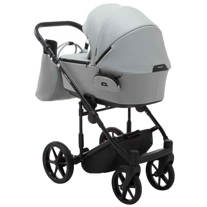 Універсальна коляска 2 в 1 Adamex Porto Light ECO sa-3 світло-сірий