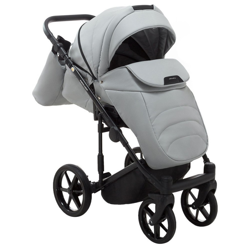 Універсальна коляска 2 в 1 Adamex Porto Light ECO sa-3 світло-сірий