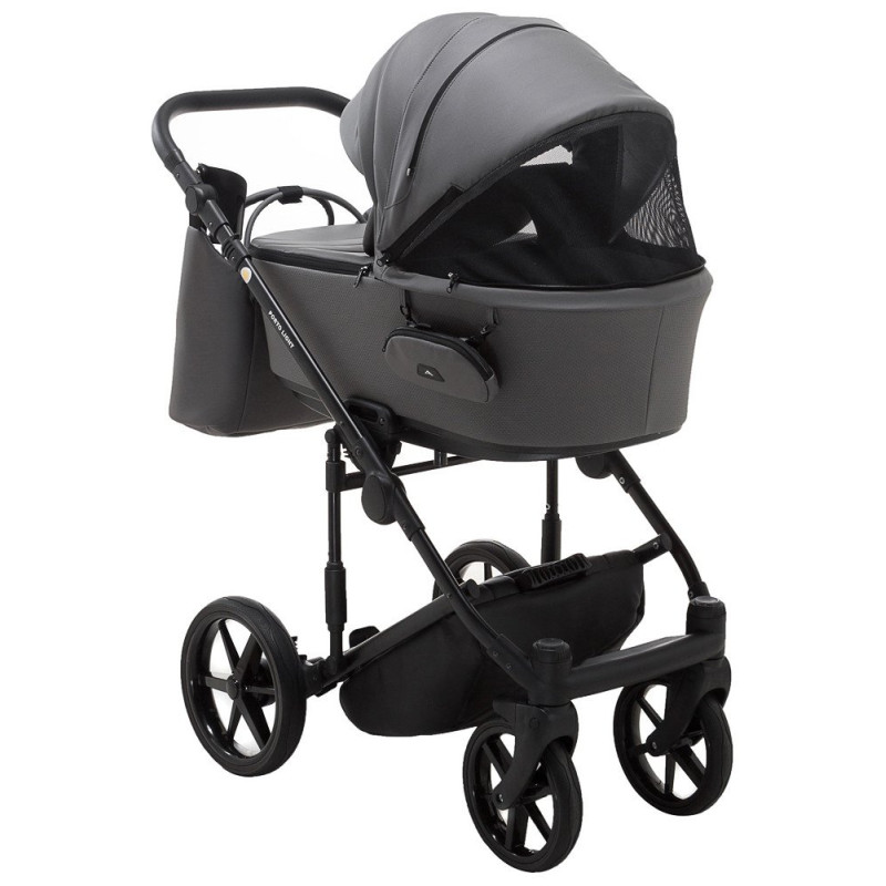 Універсальна коляска 2 в 1 Adamex Porto Light ECO sa-4 темно-сірий