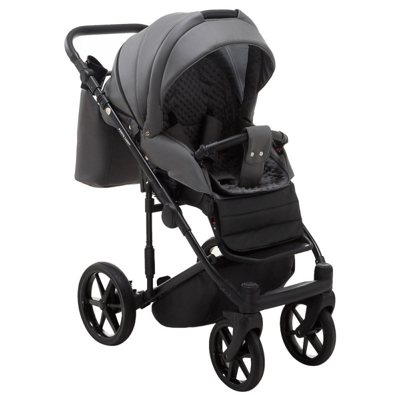 Універсальна коляска 2 в 1 Adamex Porto Light ECO sa-4 темно-сірий