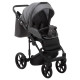Універсальна коляска 2 в 1 Adamex Porto Light ECO sa-4 темно-сірий