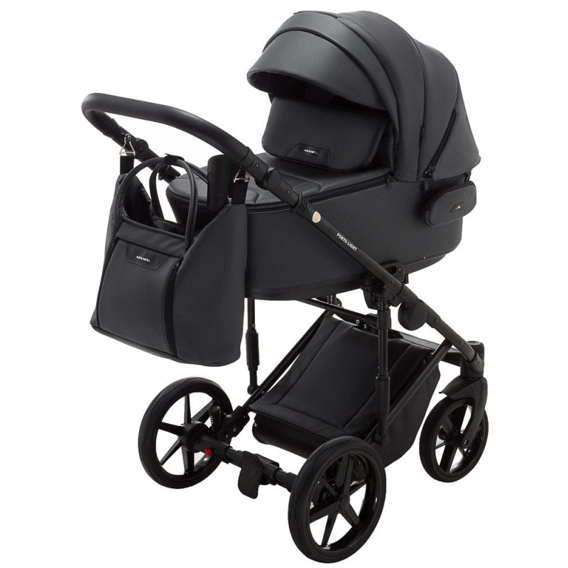 Універсальна коляска 2 в 1 Adamex Porto Light ECO графіт