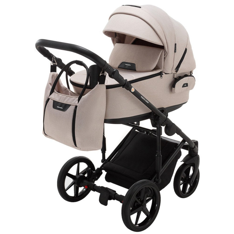 Універсальна коляска 2 в 1 Adamex Porto Light Tip tk-20 бежевий