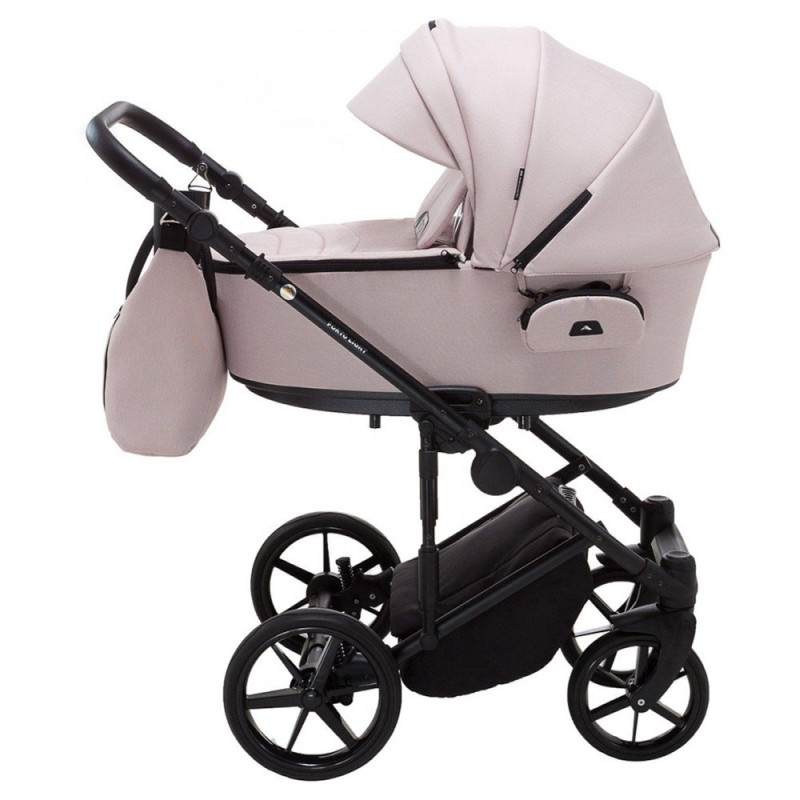 Універсальна коляска 2 в 1 Adamex Porto Light tk-23 рожевий пудра