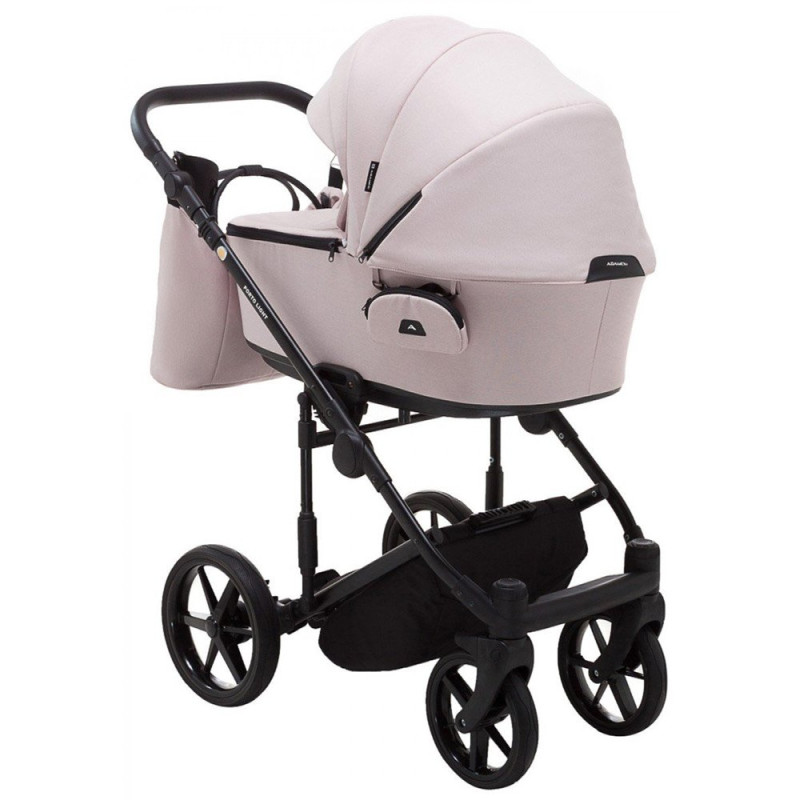 Універсальна коляска 2 в 1 Adamex Porto Light tk-23 рожевий пудра