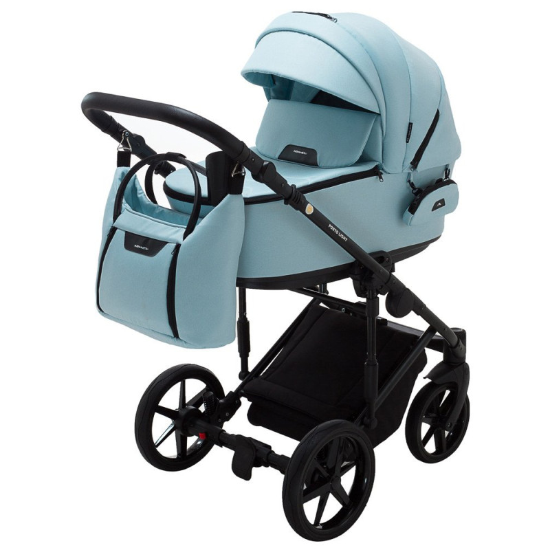 Універсальна коляска 2 в 1 Adamex Porto Light Tip tk-25 блакитний
