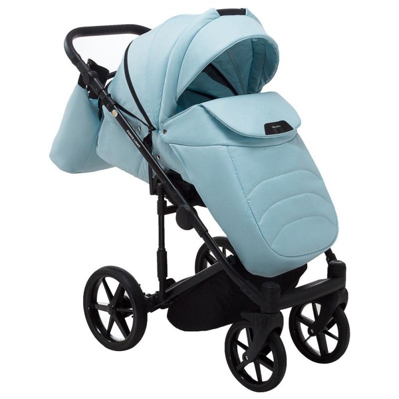 Універсальна коляска 2 в 1 Adamex Porto Light Tip tk-25 блакитний