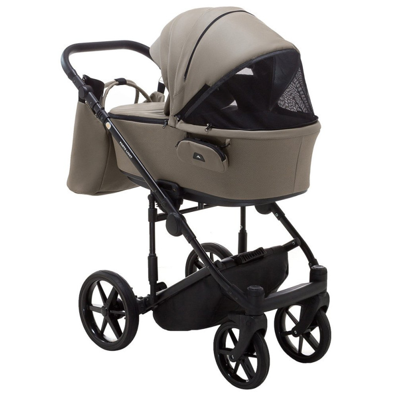 Універсальна коляска 2 в 1 Adamex Porto Light ECO темний капучино