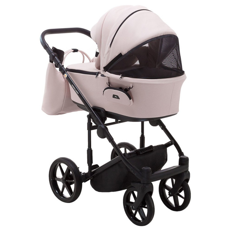 Універсальна коляска 2 в 1 Adamex Porto Light ECO рожевий пудра