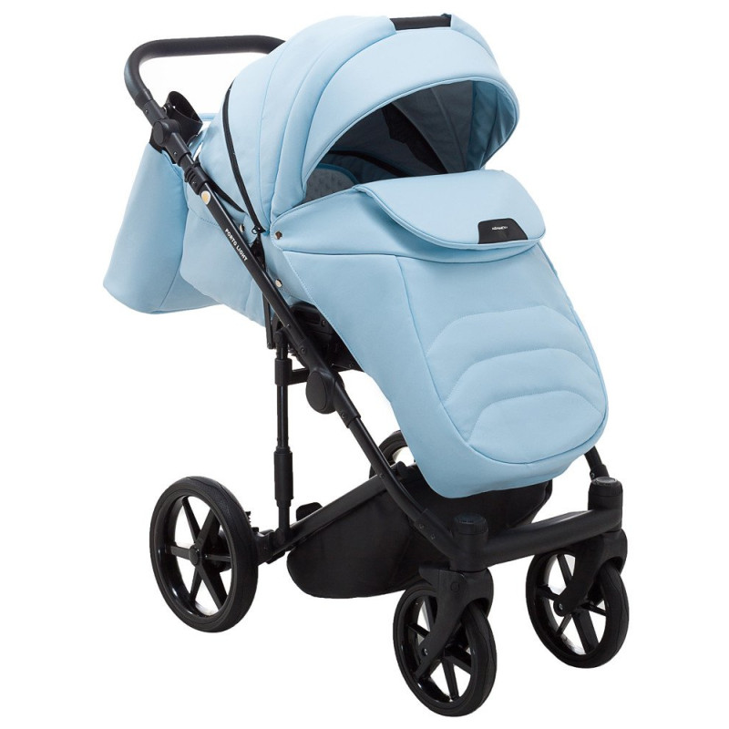 Універсальна коляска 2 в 1 Adamex Porto Light ECO sa-17 блакитний